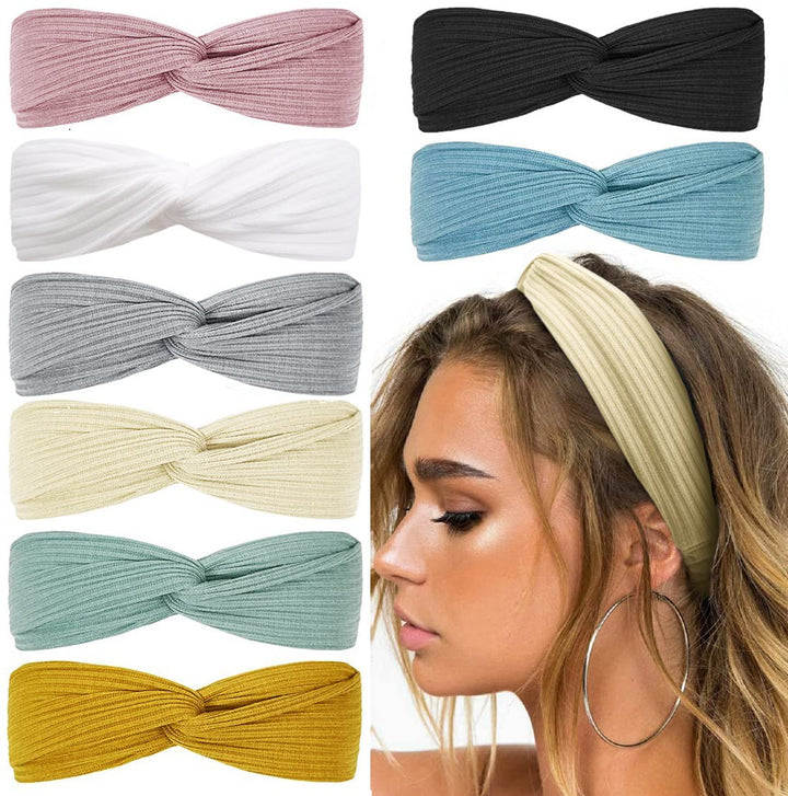 Boho Twist Hairbands-Set 3-Nora Luxe