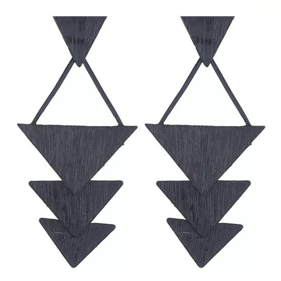Boho Wood Teardrop Earrings | Trendy and Lightweight Jewellery-Style 2-Nora Luxe