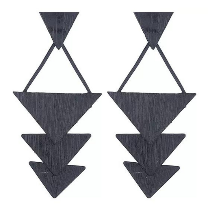 Boho Wood Teardrop Earrings | Trendy and Lightweight Jewellery-Style 2-Nora Luxe
