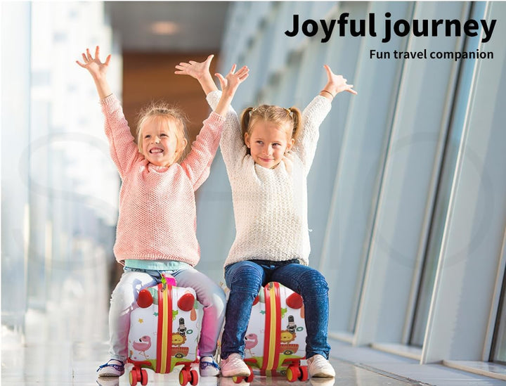 Children’s 2-in-1 Ride-On Scooter Suitcase with 360° Wheels