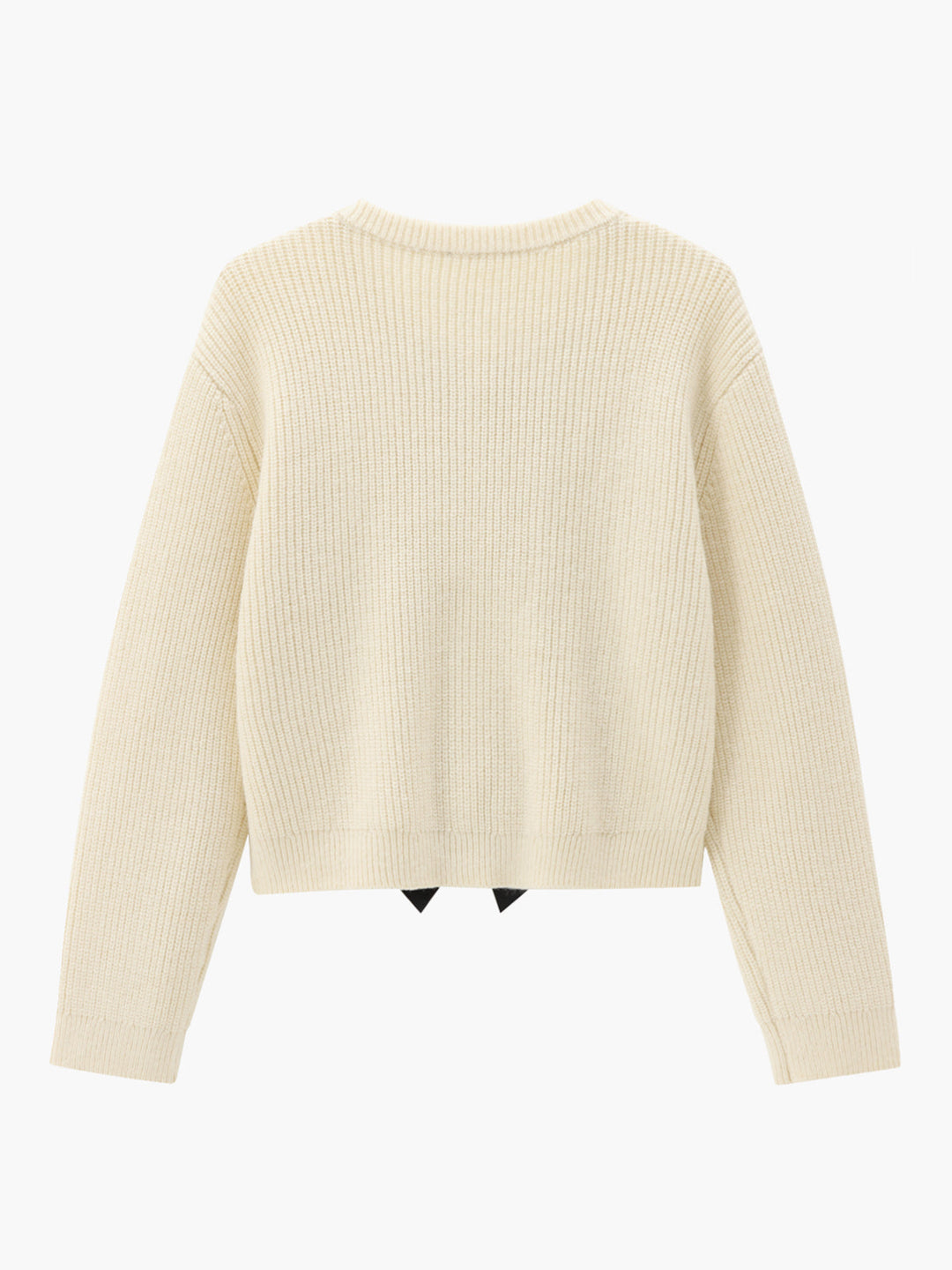 Bow Sweater for Women - Isla-White-XS-Nora Luxe