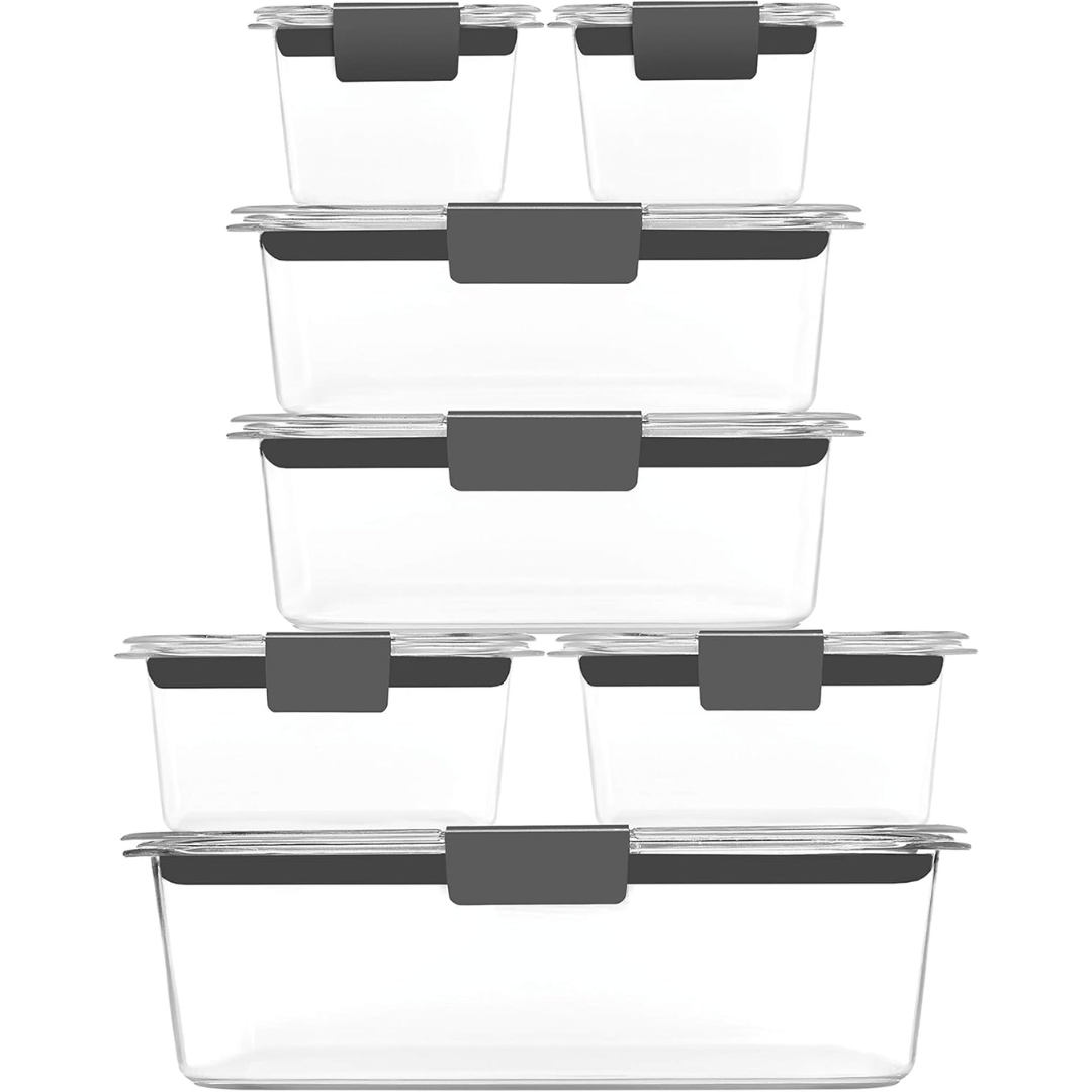 BPA-free Meal Prep Containers Set (7 pieces)-Nora Luxe