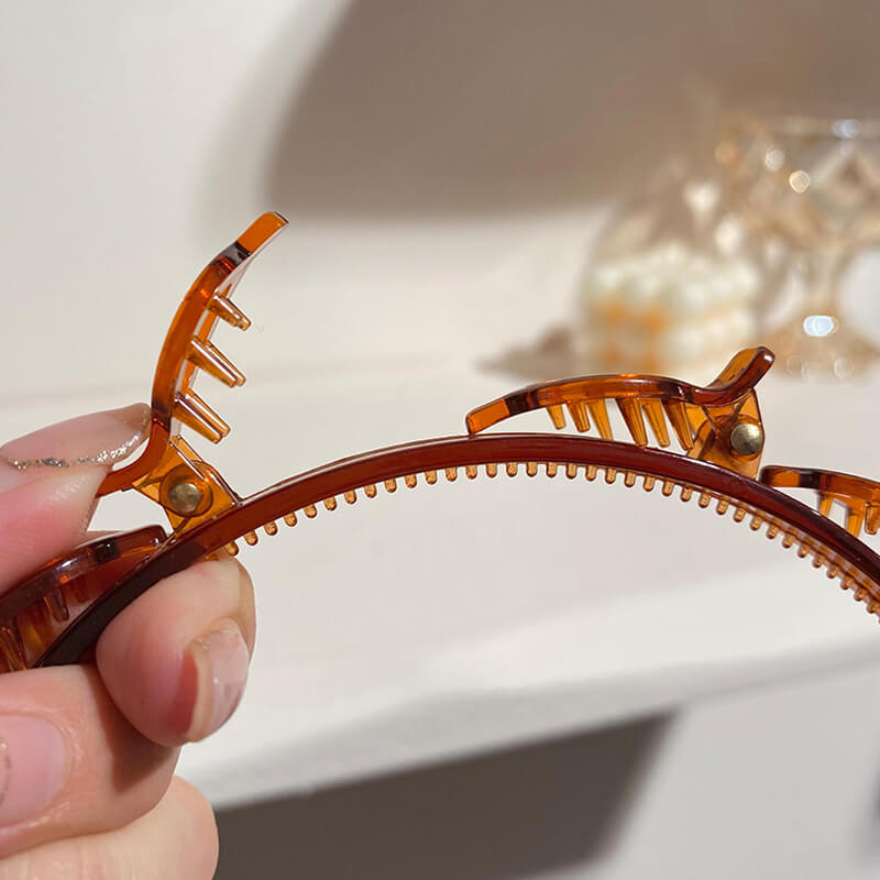 Braided Hairband with Grip – Bibi-Black-Nora Luxe