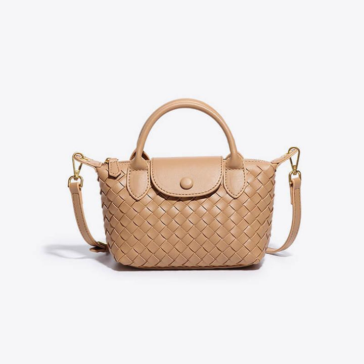 Braided Mini Bag - Elena-Skin colour-Nora Luxe