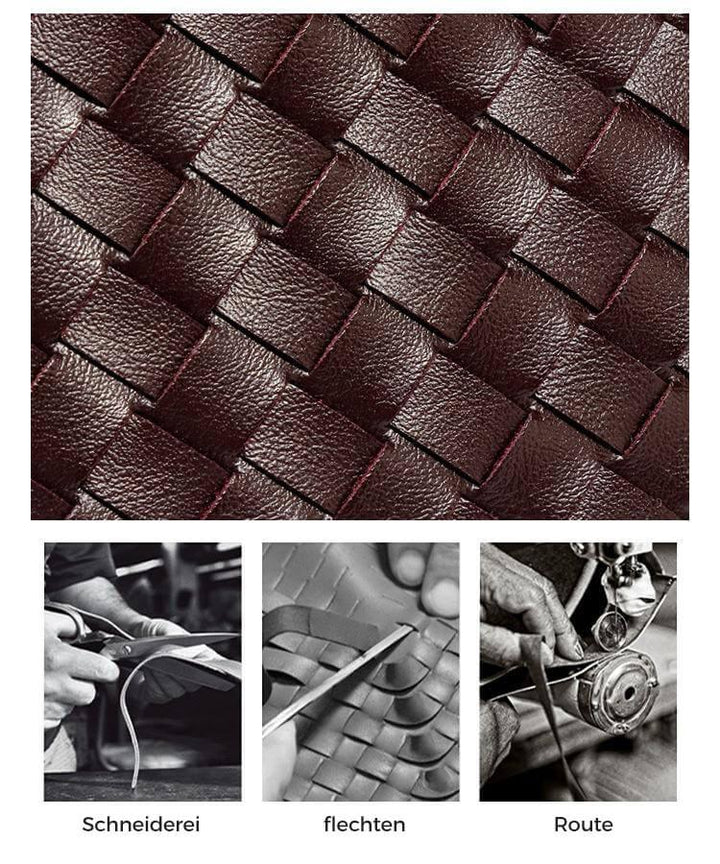 Braided Mini Bag - Elena-White-Nora Luxe