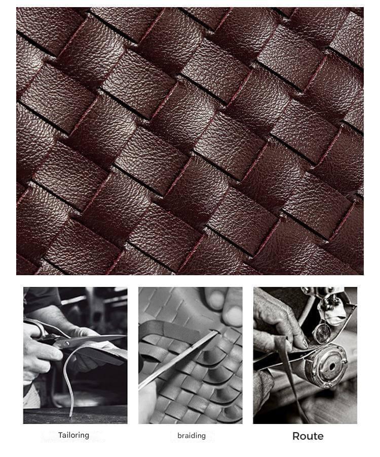 Braided Mini Bag - Elena-White-Nora Luxe
