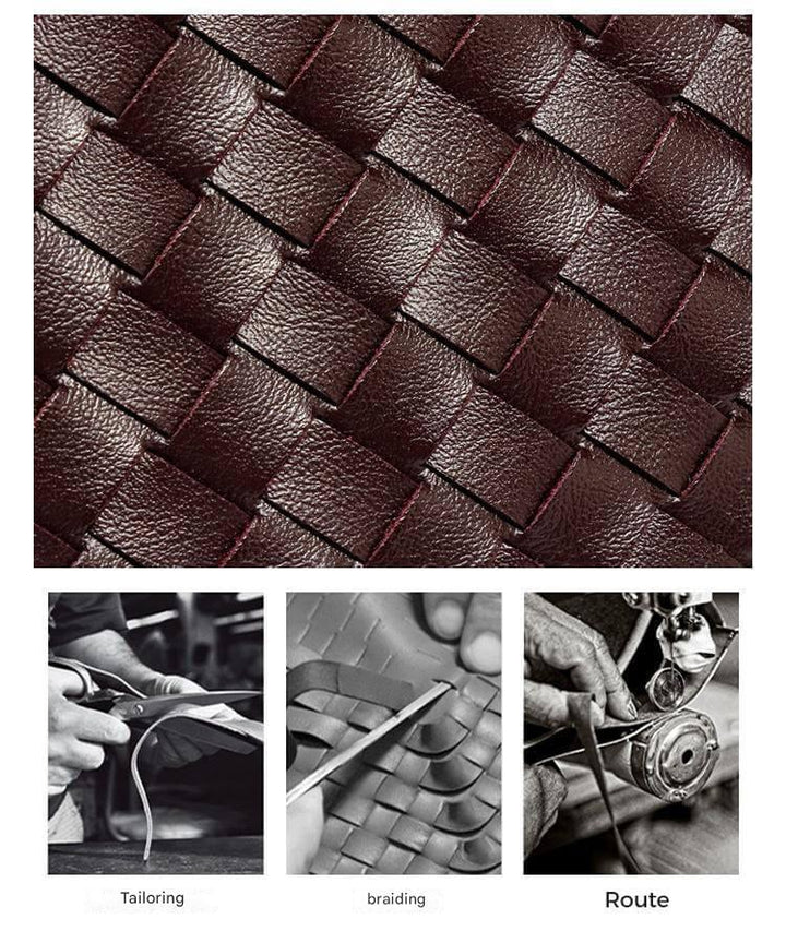 Braided Mini Bag - Elena-White-Nora Luxe