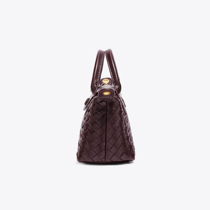 Braided Mini Bag - Elena-White-Nora Luxe
