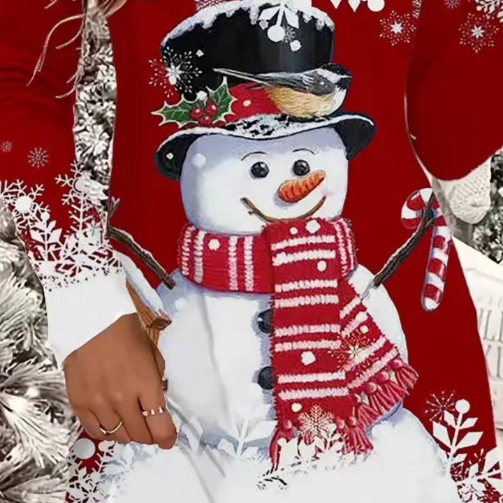 Brashine - Cheerful Christmas Dress for Ladies-XS-Nora Luxe