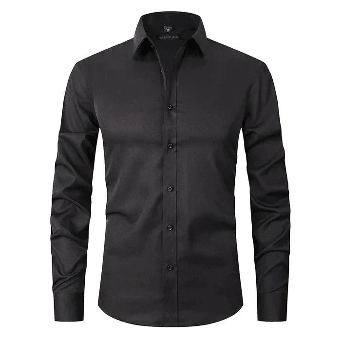 Breathable and Highly Elastic Shirt for Men - Felix-Black-XS-Nora Luxe