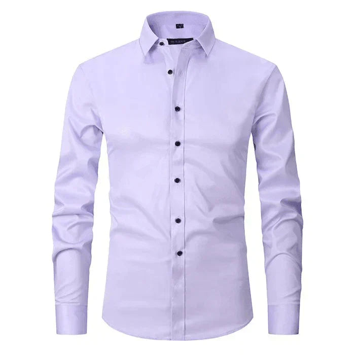 Breathable and Highly Elastic Shirt for Men - Felix-Pink white-XS-Nora Luxe