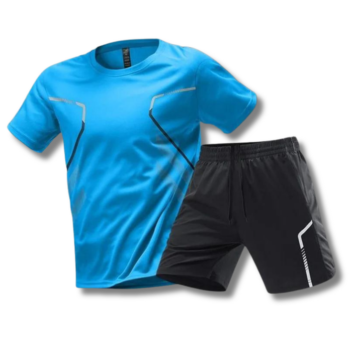 Breathable & Comfortable Men's Sports Set for Training & Leisure – Matteo-Light blue-XS-Nora Luxe