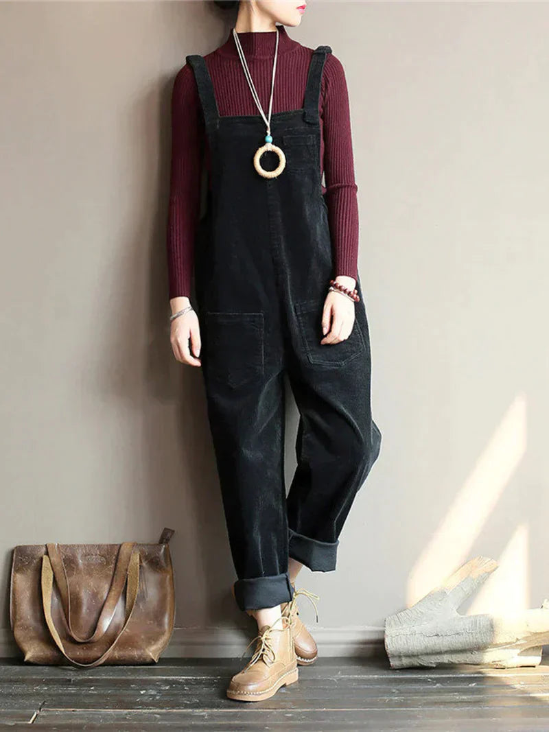 Breathable Denim Overall - Nova-Black-S-Nora Luxe