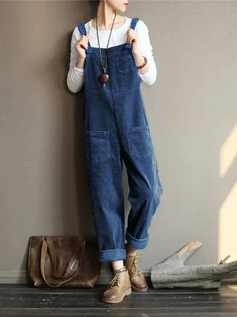 Breathable Denim Overall - Nova-Blue-S-Nora Luxe