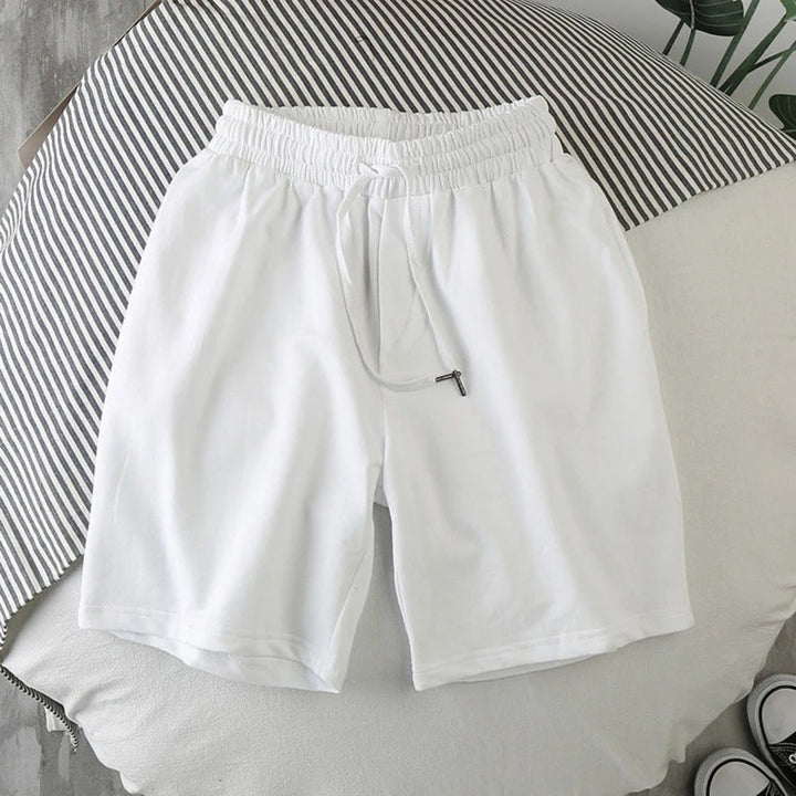 Breathable & lightweight men's leisure shorts for sports & everyday wear – Kiano-Blue-L-Nora Luxe
