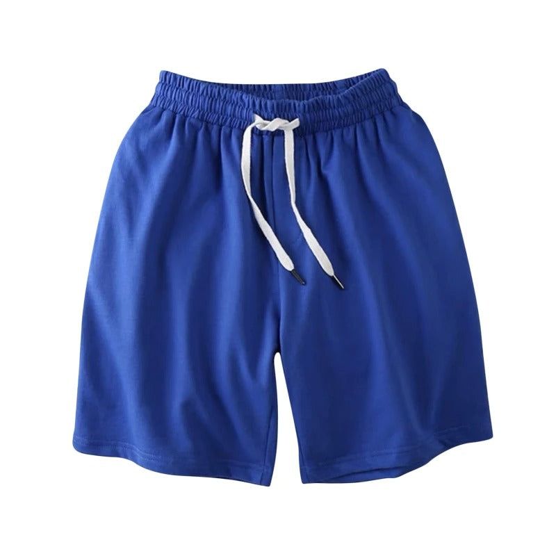 Breathable & lightweight men's leisure shorts for sports & everyday wear – Kiano-Blue-L-Nora Luxe