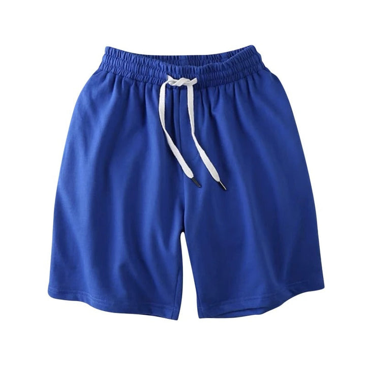 Breathable & lightweight men's leisure shorts for sports & everyday wear – Kiano-Blue-L-Nora Luxe