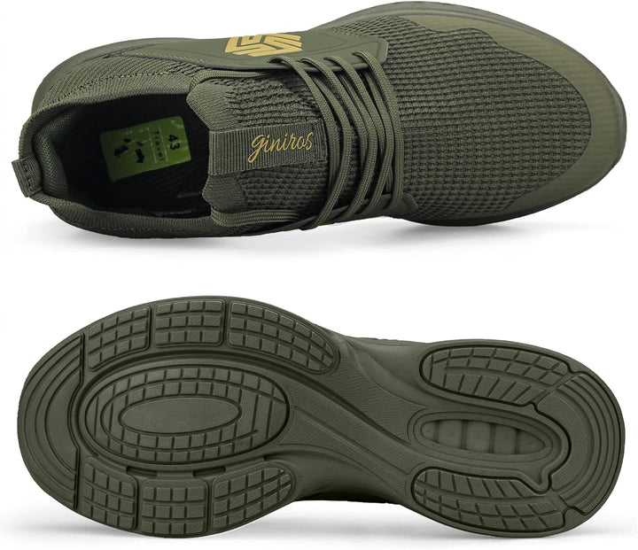 Breathable Men's Running Shoes - FlexiFit-Black-7.0-Nora Luxe