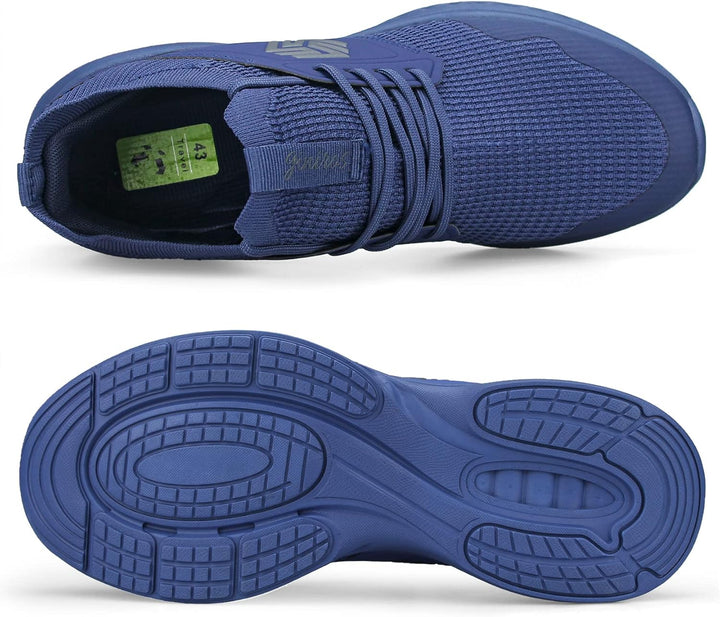 Breathable Men's Running Shoes - FlexiFit-Black-7.0-Nora Luxe