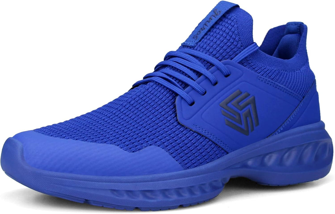 Breathable Men's Running Shoes - FlexiFit-Black-7.0-Nora Luxe