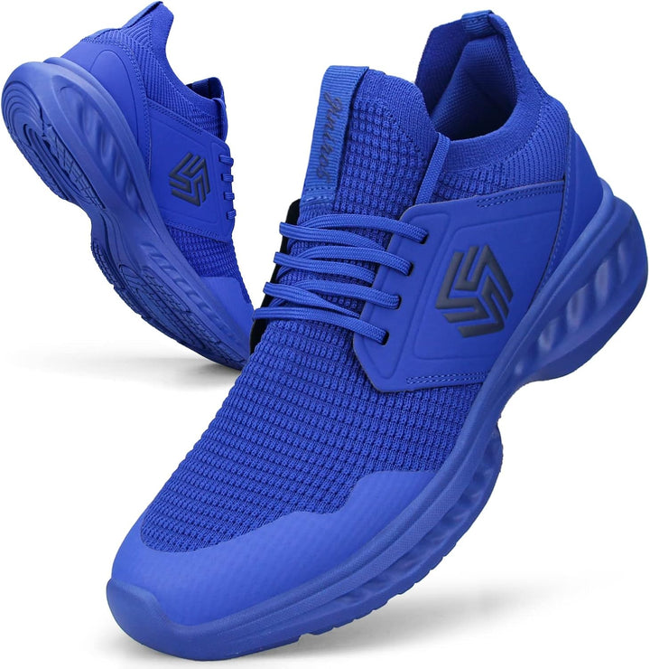 Breathable Men's Running Shoes - FlexiFit-Black-7.0-Nora Luxe