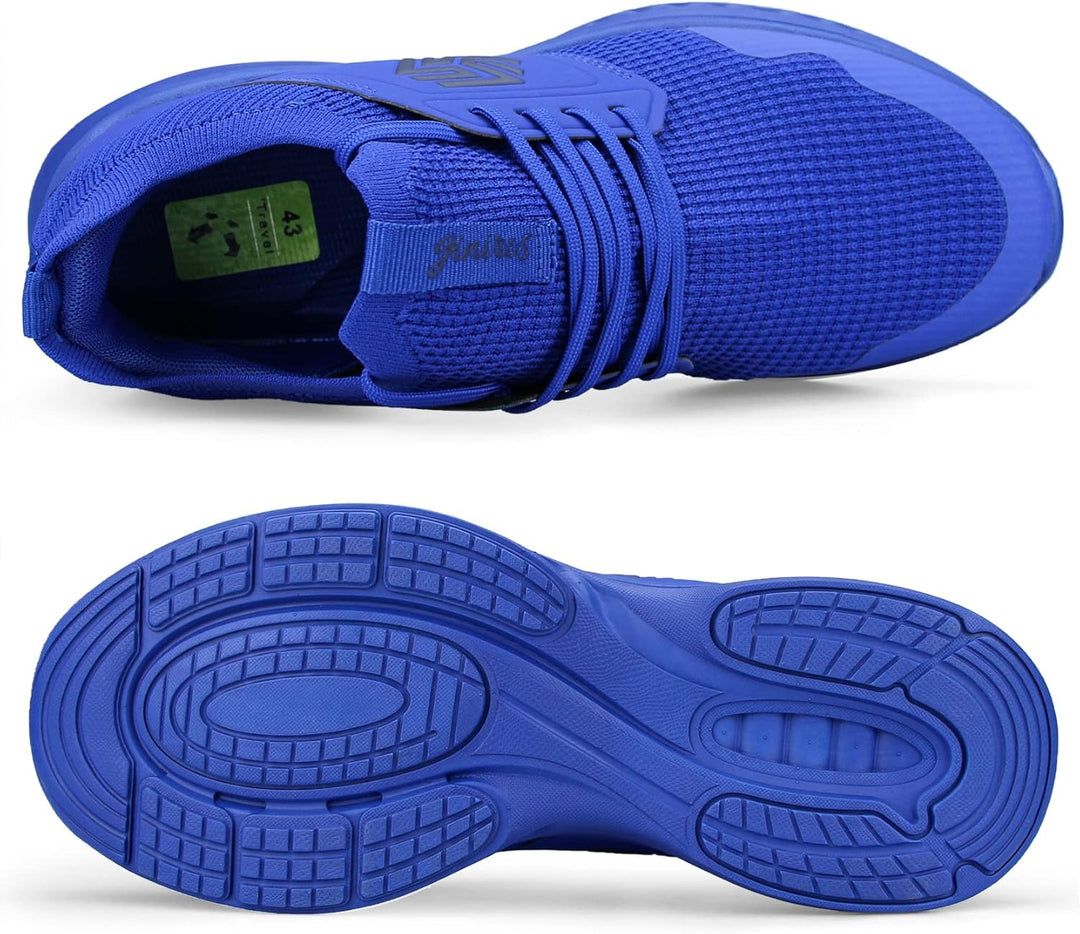 Breathable Men's Running Shoes - FlexiFit-Black-7.0-Nora Luxe