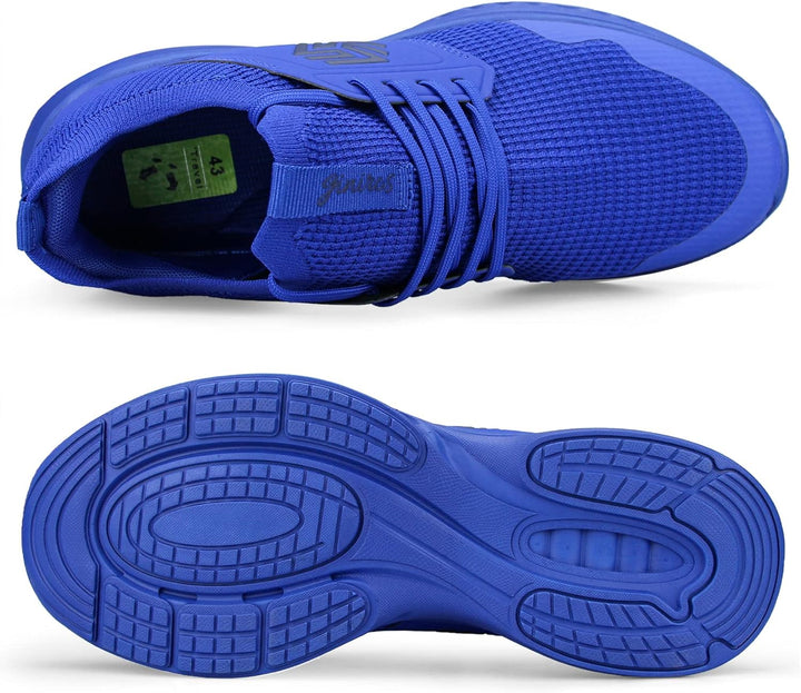 Breathable Men's Running Shoes - FlexiFit-Black-7.0-Nora Luxe