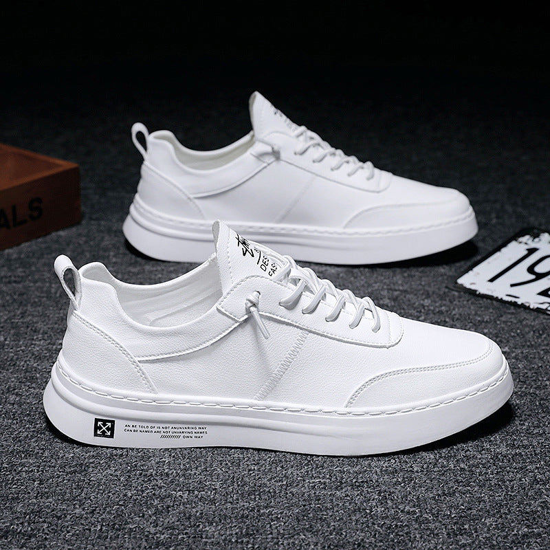 Breathable Men's Sneakers - Timo-White-5.5-Nora Luxe