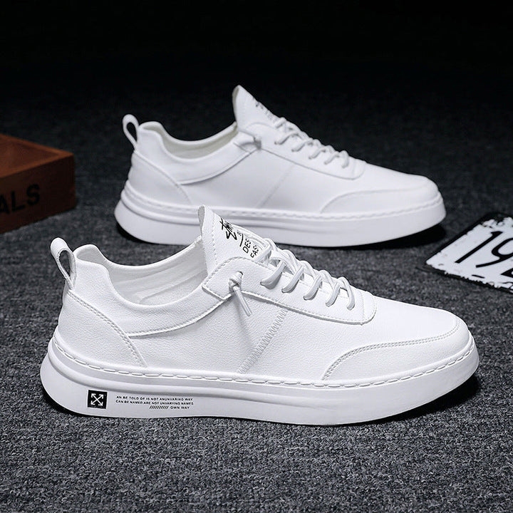 Breathable Men's Sneakers - Timo-White-5.5-Nora Luxe