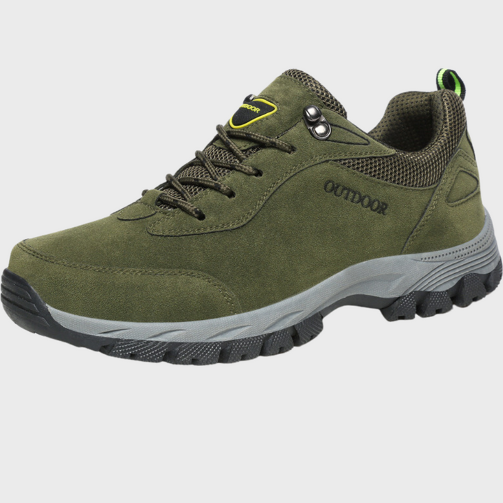 Breathable Men's Walking Shoes - Axton-Olive Green-6.5-Nora Luxe