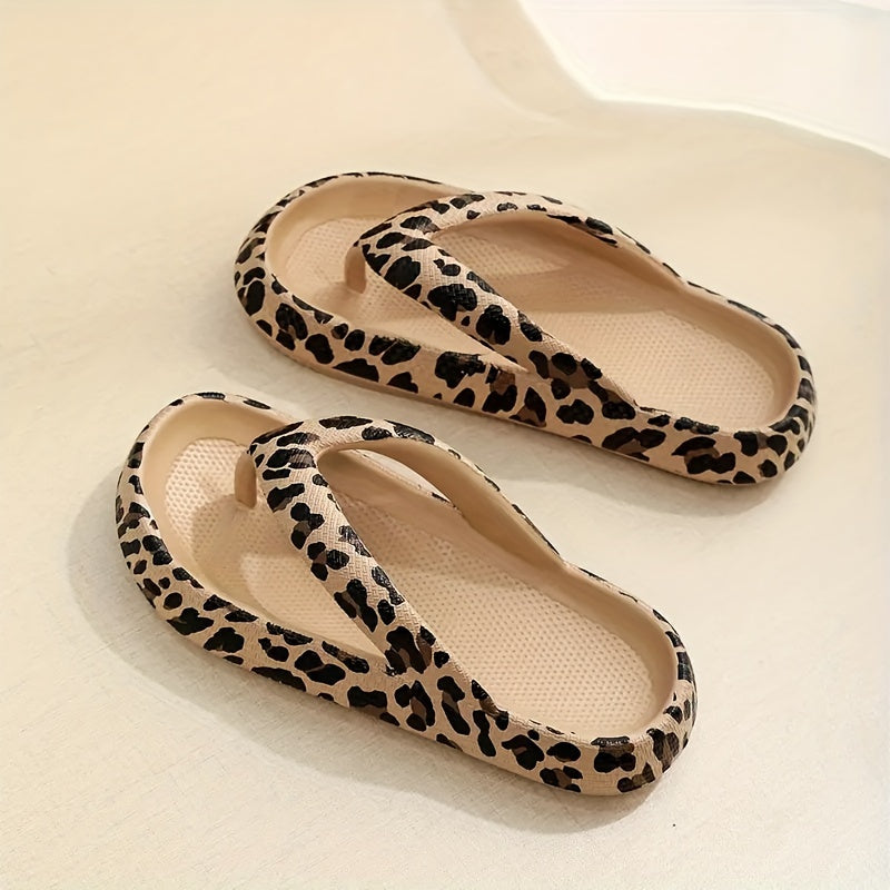 Breathable & Non-slip Summer Slippers with Print for Women - Kaja-Khaki-3.5-Nora Luxe