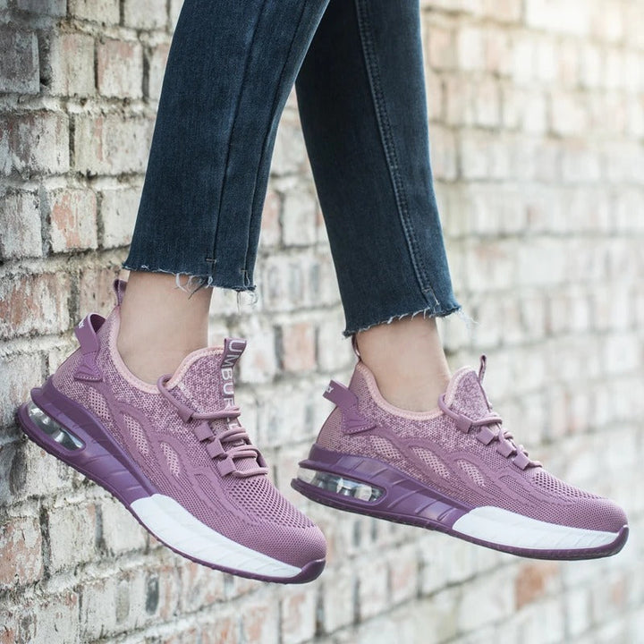 Breathable Women's Safety Shoe with Steel Toe - SteelSafe-3.5-Nora Luxe