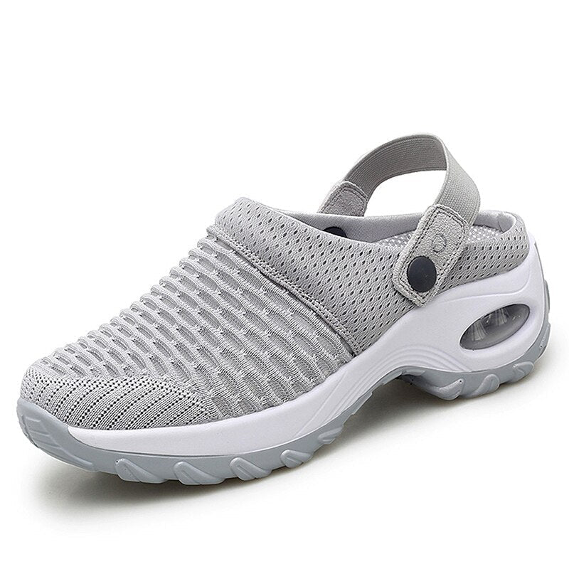 BreezeComfort Sandal | Orthopaedic Sandals for Women-Gray-4.0-Nora Luxe
