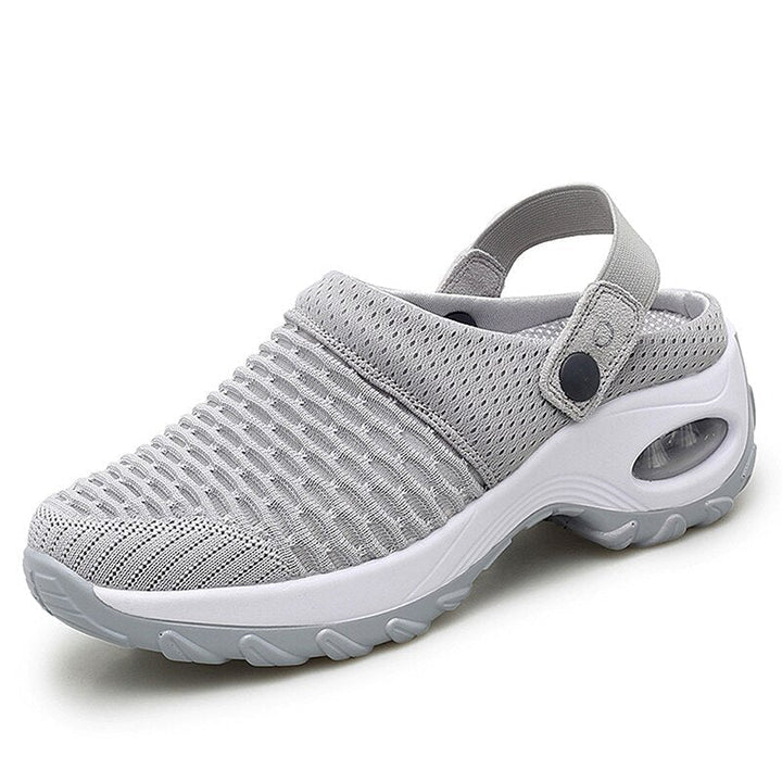 BreezeComfort Sandal | Orthopaedic Sandals for Women-Gray-4.0-Nora Luxe