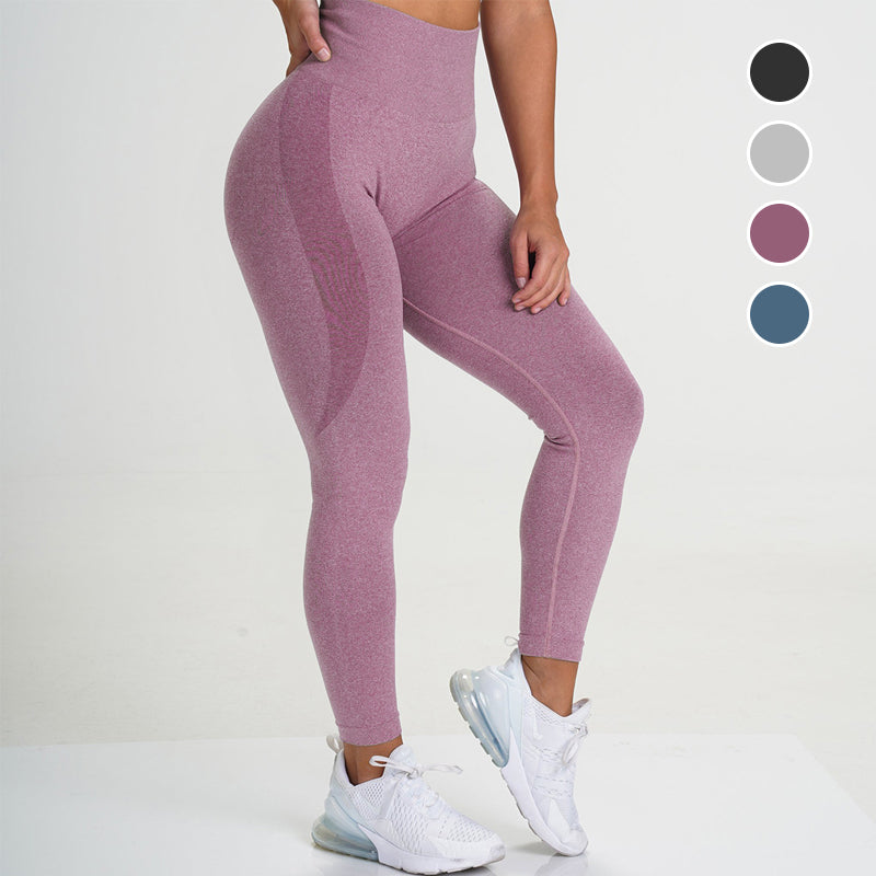 Butt-Lifting Ladies Leggings with High Waist - ElevateFit-Fuchsia-S-Nora Luxe