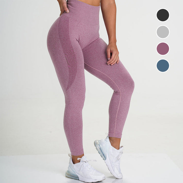 Butt-Lifting Ladies Leggings with High Waist - ElevateFit-Fuchsia-S-Nora Luxe