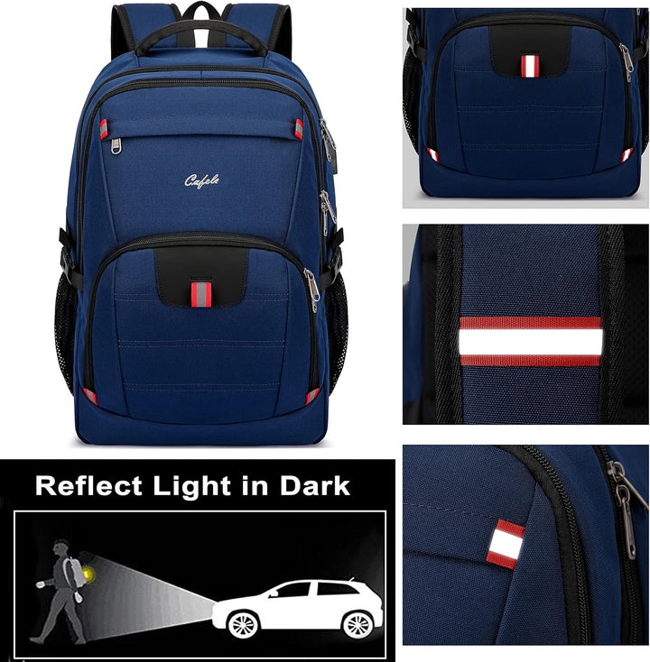 AA NOT AVAIALBLE Water-Resistant Laptop Backpack with USB Port & Anti-Theft Design – TechPro (1+1 FREE Limited Promo)