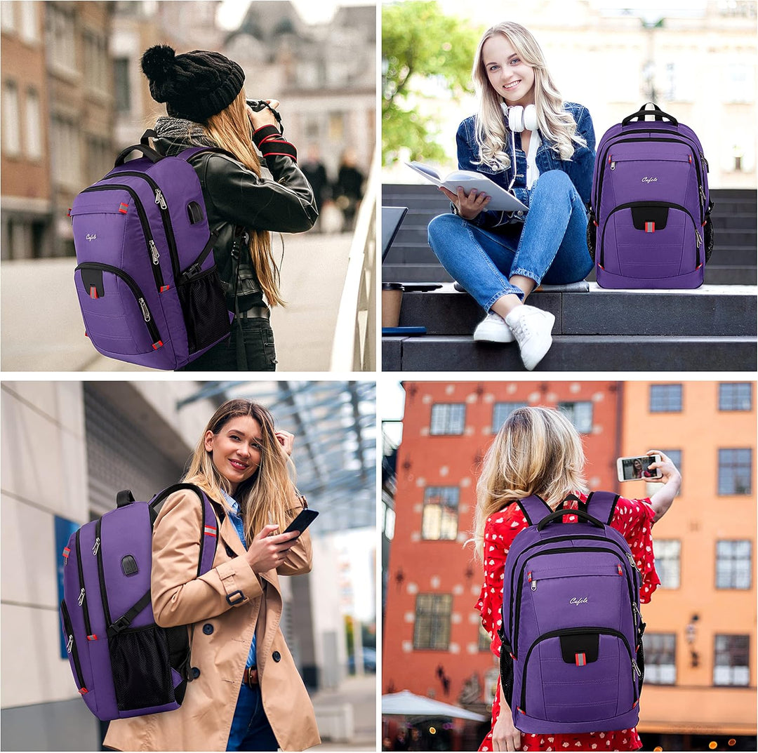 AA NOT AVAIALBLE Water-Resistant Laptop Backpack with USB Port & Anti-Theft Design – TechPro (1+1 FREE Limited Promo)