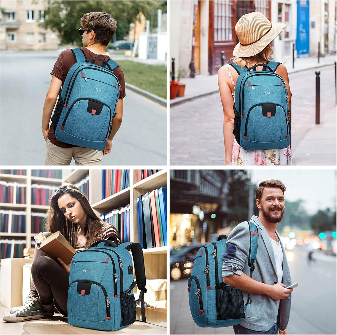 AA NOT AVAIALBLE Water-Resistant Laptop Backpack with USB Port & Anti-Theft Design – TechPro (1+1 FREE Limited Promo)