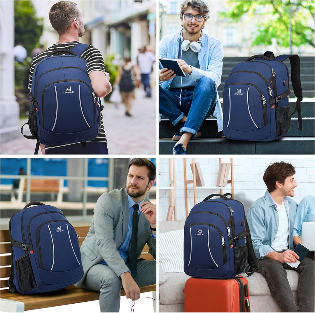 AA NOT AVAIALBLE Water-Resistant Laptop Backpack with USB Port & Anti-Theft Design – TechPro (1+1 FREE Limited Promo)