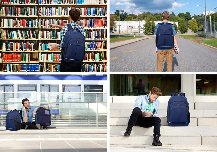 AA NOT AVAIALBLE Water-Resistant Laptop Backpack with USB Port & Anti-Theft Design – TechPro (1+1 FREE Limited Promo)