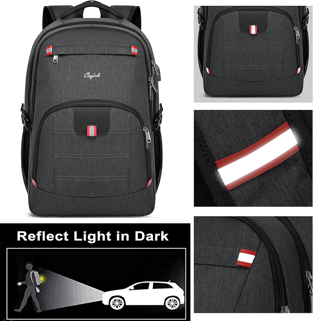AA NOT AVAIALBLE Water-Resistant Laptop Backpack with USB Port & Anti-Theft Design – TechPro (1+1 FREE Limited Promo)