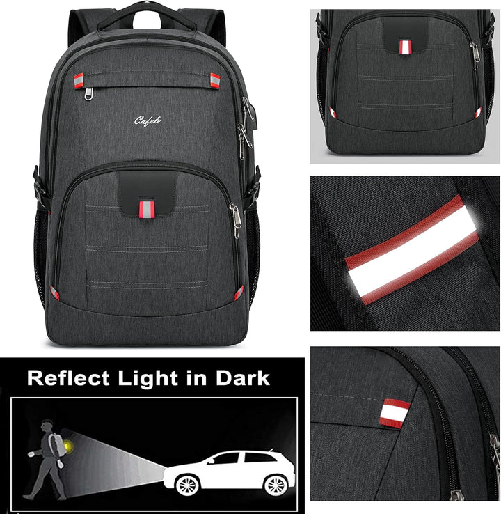 AA NOT AVAIALBLE Water-Resistant Laptop Backpack with USB Port & Anti-Theft Design – TechPro (1+1 FREE Limited Promo)