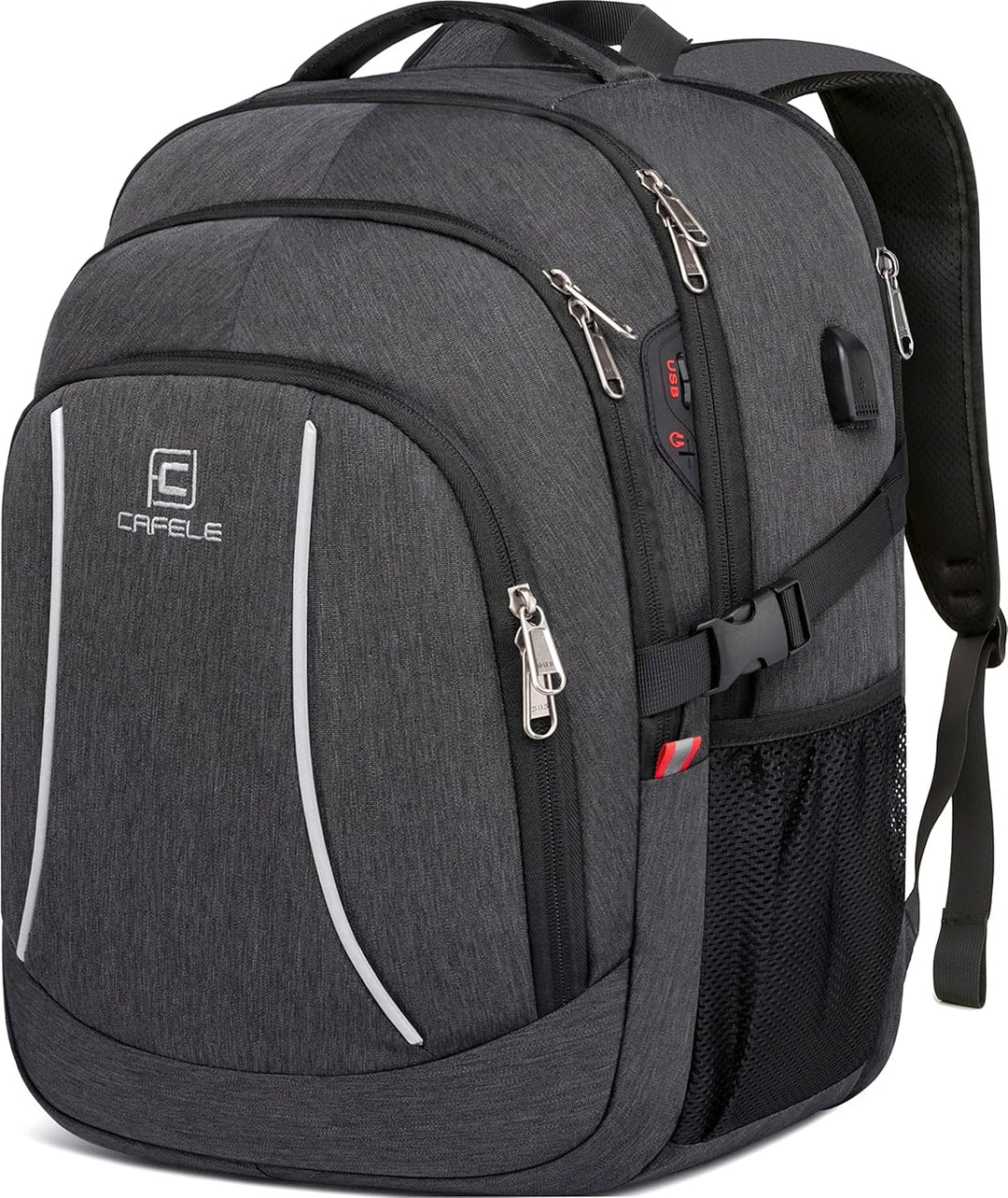 AA NOT AVAIALBLE Water-Resistant Laptop Backpack with USB Port & Anti-Theft Design – TechPro (1+1 FREE Limited Promo)