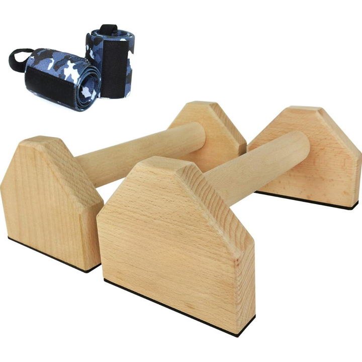 Calisthenics Wooden Parallettes Bars-Nora Luxe