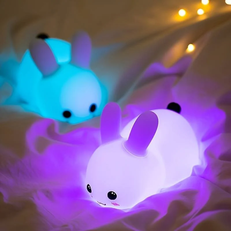 Calming children's night light - SnuggleBunny-Nora Luxe