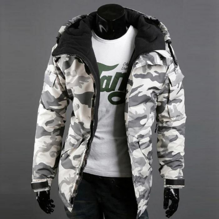 Camouflage Jacket for Men - Rafael-White-S-Nora Luxe