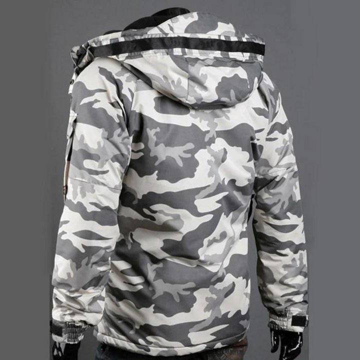 Camouflage Jacket for Men - Rafael-White-S-Nora Luxe