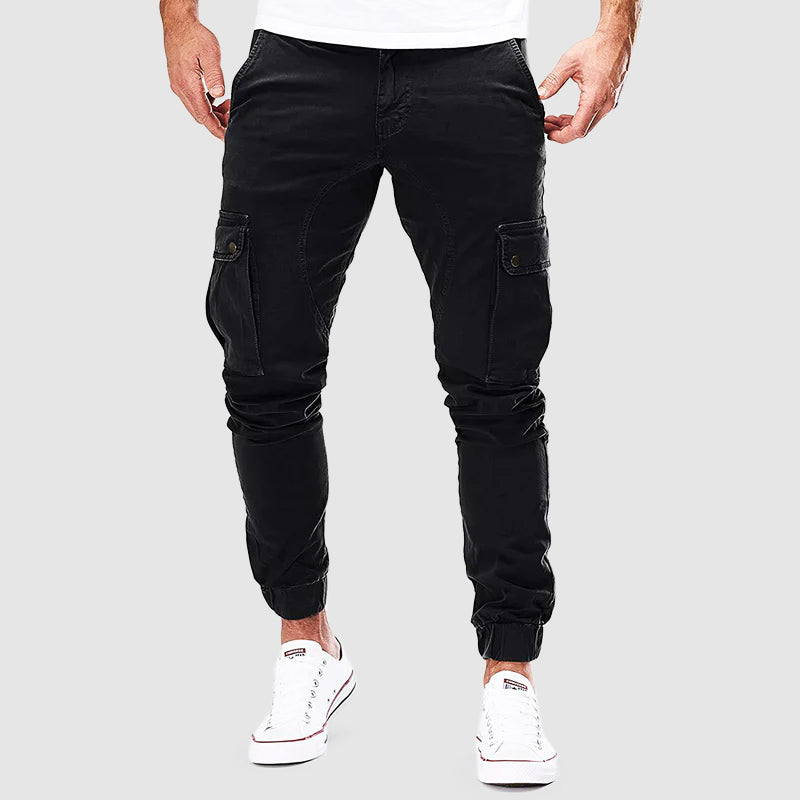 Cargo Trousers - Nolan-Black-XS-Nora Luxe