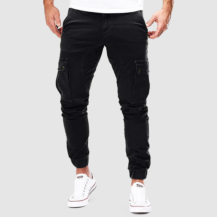 Cargo Trousers - Nolan-Black-XS-Nora Luxe